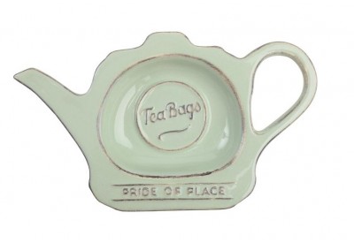 Pride of Place Tea Bag Tidy OLD GREEN (L165 x W98mm / 6.4 x 3.8")